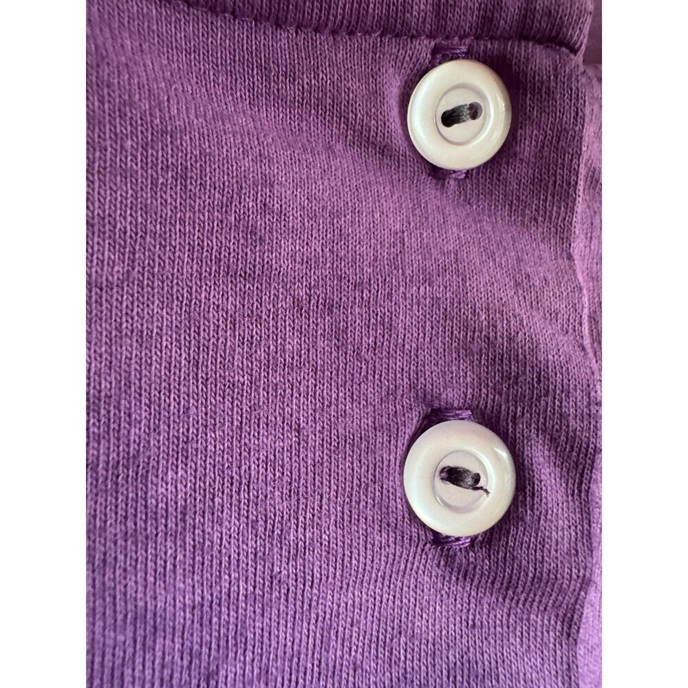 Vintage Purple Jumper Dress Maxi L Art To Wear Hand Painted People Of The World - Picture 13 of 16